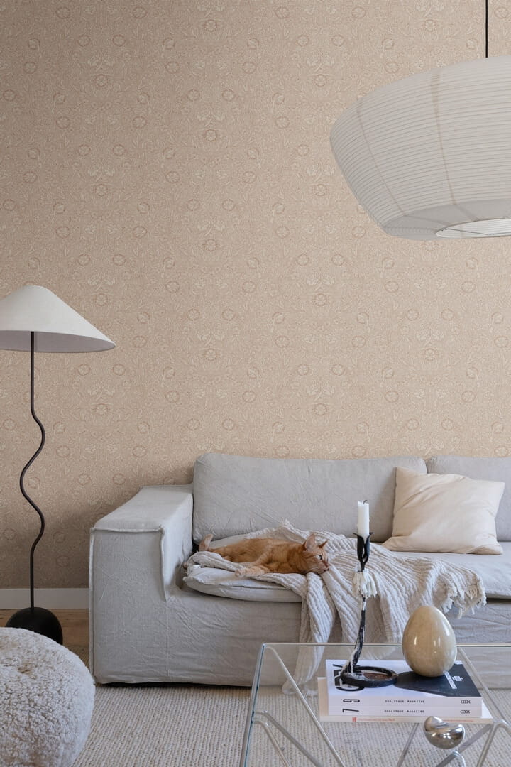 Tapeta botaniczna Sandberg S10211 Caroline Terracotta Villa Dalaro II