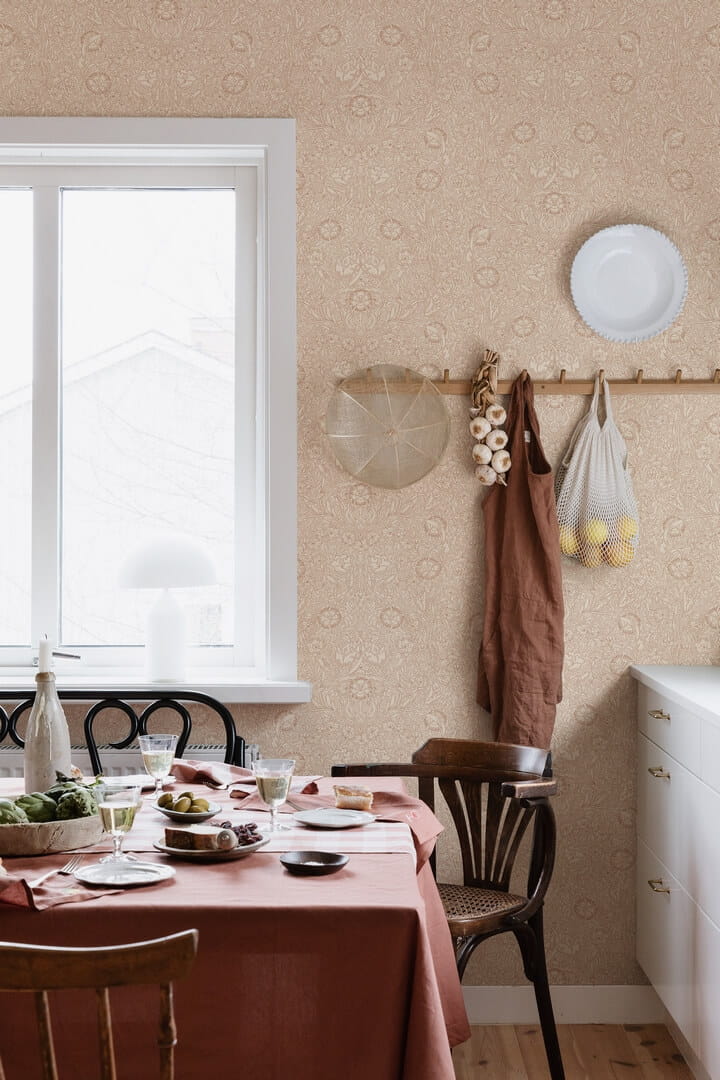 Tapeta botaniczna Sandberg S10211 Caroline Terracotta Villa Dalaro II