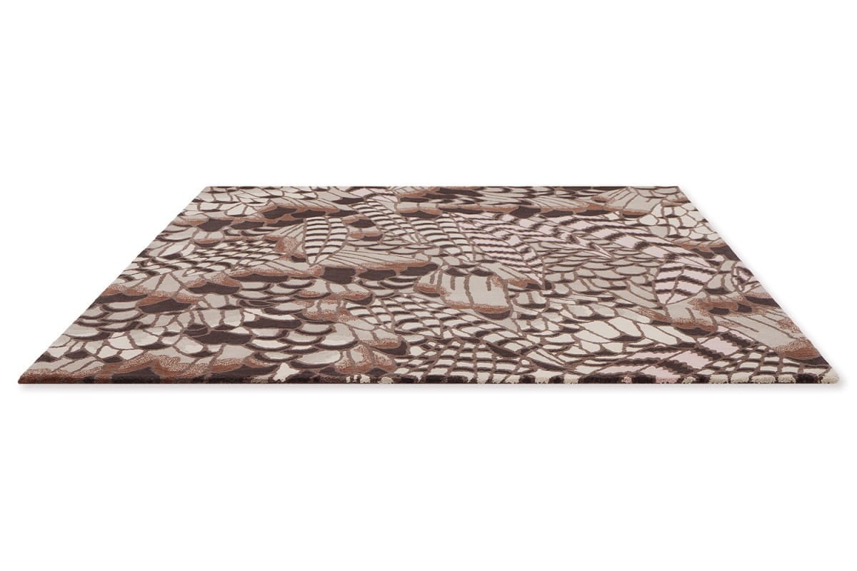Dywan brązowy wełniany FEATHERS NATURAL 162404