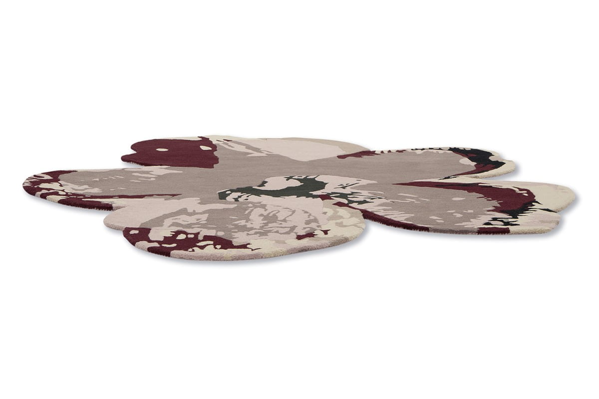 Dywan kwiat SHAPED MAGNOLIA LIGHT BURGUNDY 162303