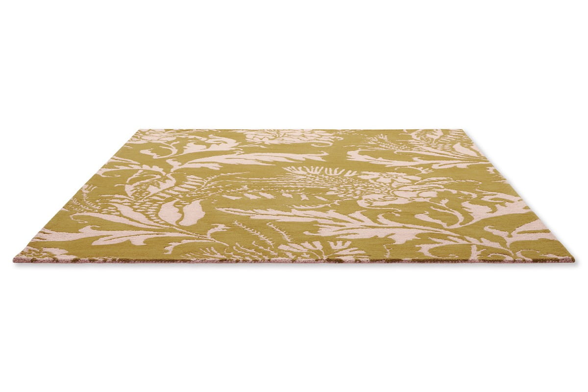Żółty dywan w kwiaty BAROQUE YELLOW 162906