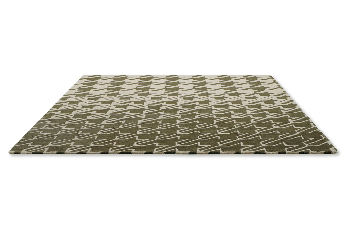Nowoczesny dywan w pepitkę HOUNDSTOOTH GREY 162804