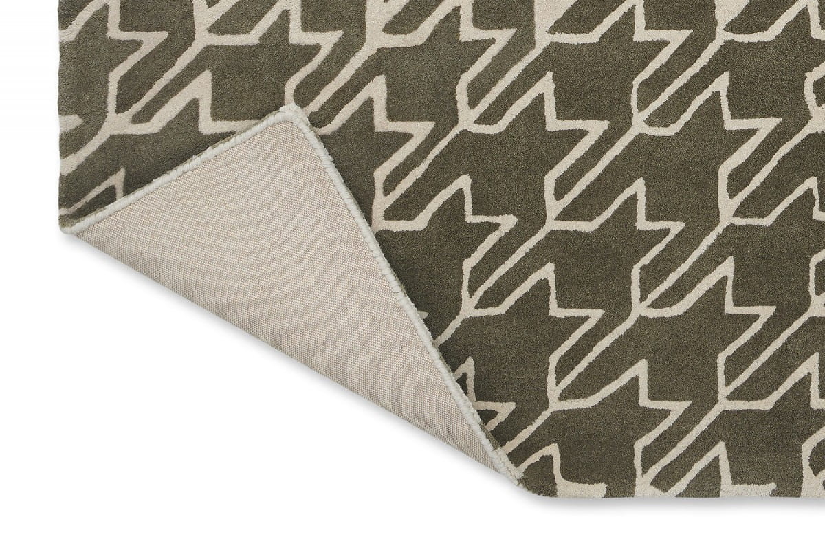Nowoczesny dywan w pepitkę HOUNDSTOOTH GREY 162804