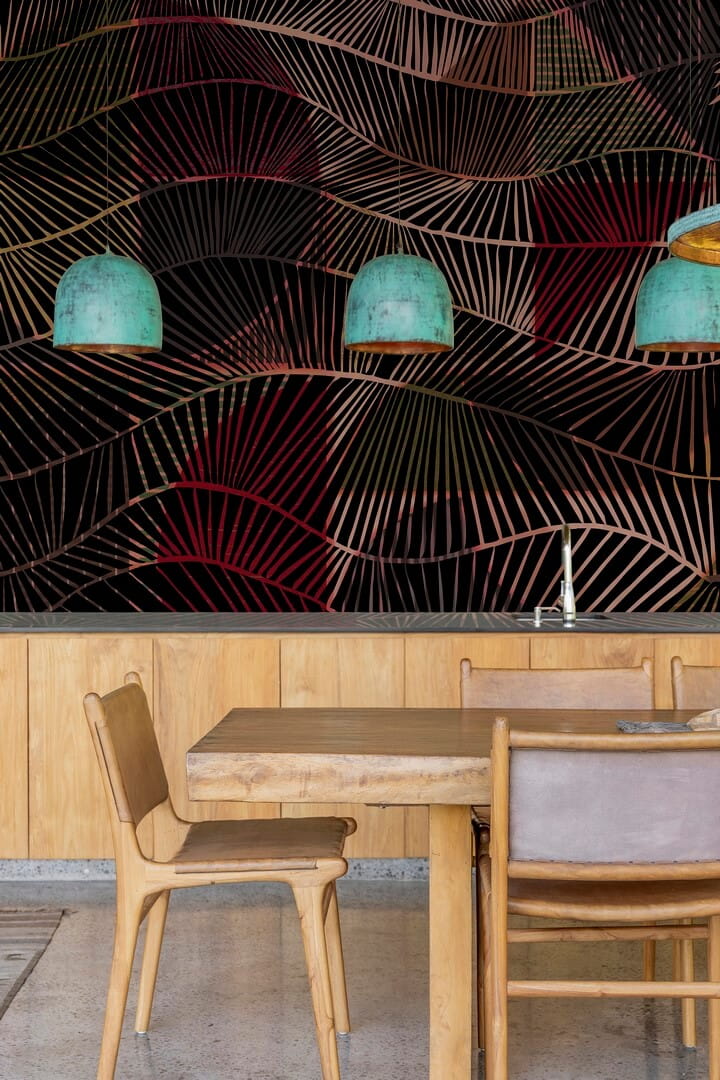 Fototapeta geometryczna retro Wall&Deco WET_CB2201 A Comforting Balance WET SYSTEM 2022