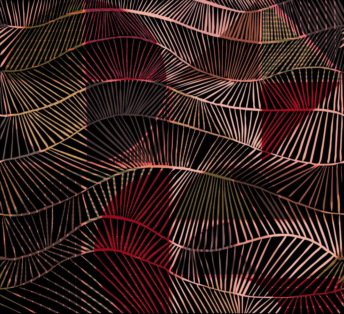 Fototapeta geometryczna retro Wall&Deco WET_CB2201 A Comforting Balance WET SYSTEM 2022
