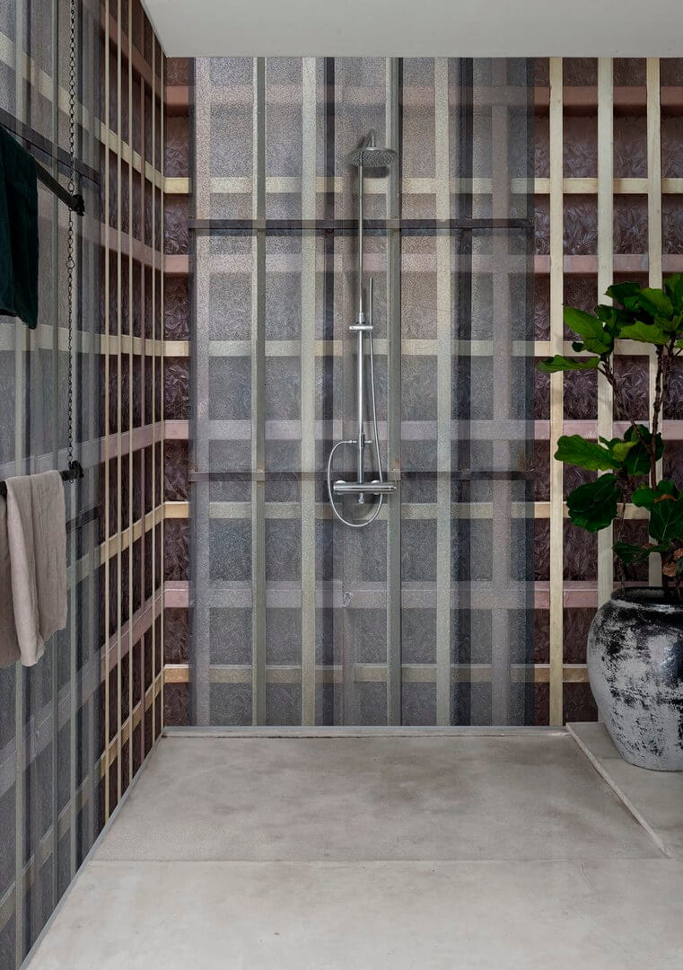 Fototapeta linie industrialna Wall&Deco WET_IP2202 Ippodamo WET SYSTEM 2022