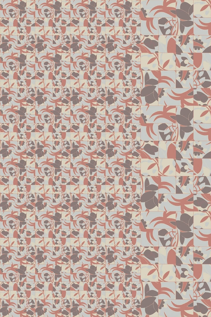 Fototapeta jak kafelki Wall&Deco WET_MF2202 Multiple Flowers WET SYSTEM 2022