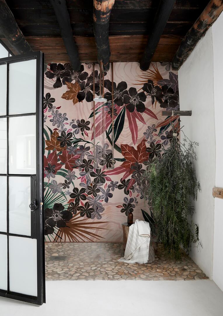 Fototapeta kwiaty Wall&Deco WET_UB2202 Ubud WET SYSTEM 2022