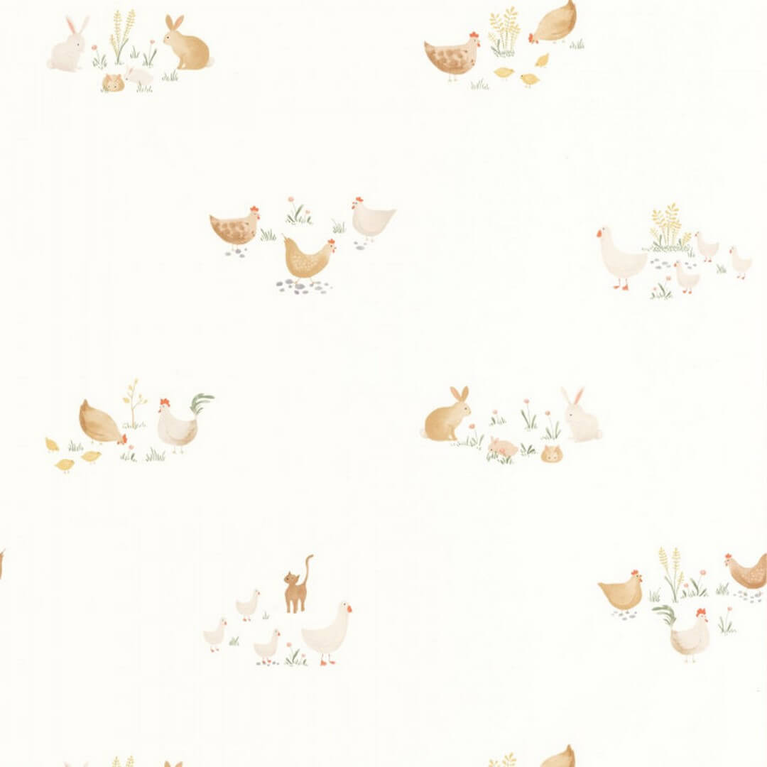 Tapeta zwierzęta wiejskie Casadeco OUAT 88372658 Companions of The Farm Once Upon A Time