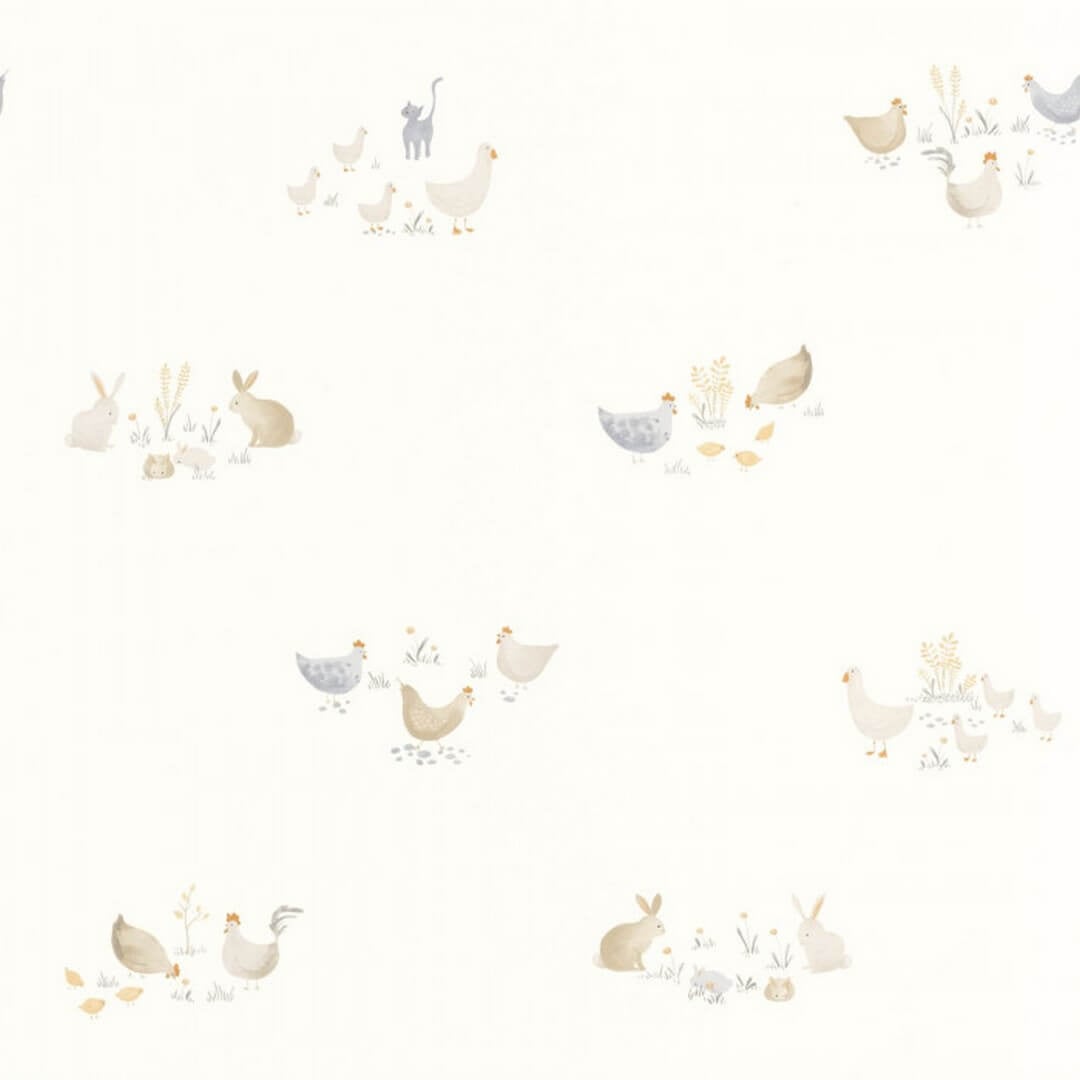 Tapeta zwierzęta wiejskie Casadeco OUAT 88372931 Companions of The Farm Once Upon A Time
