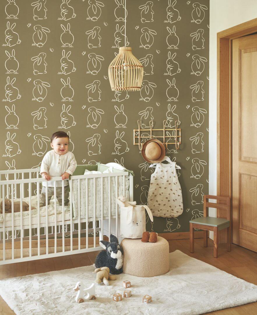 Tapeta króliczki Casadeco OUAT 88387526 Funny Bunny Once Upon A Time