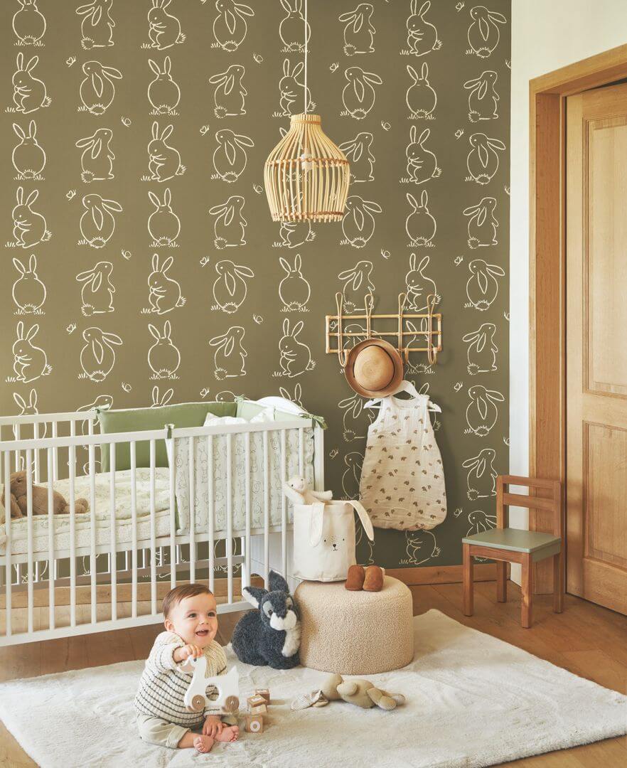 Tapeta króliczki Casadeco OUAT 88387526 Funny Bunny Once Upon A Time