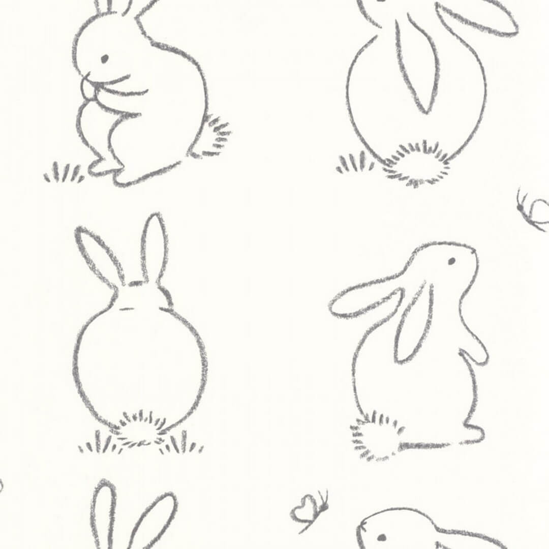 Tapeta króliczki Casadeco OUAT 88389050 Funny Bunny Once Upon A Time