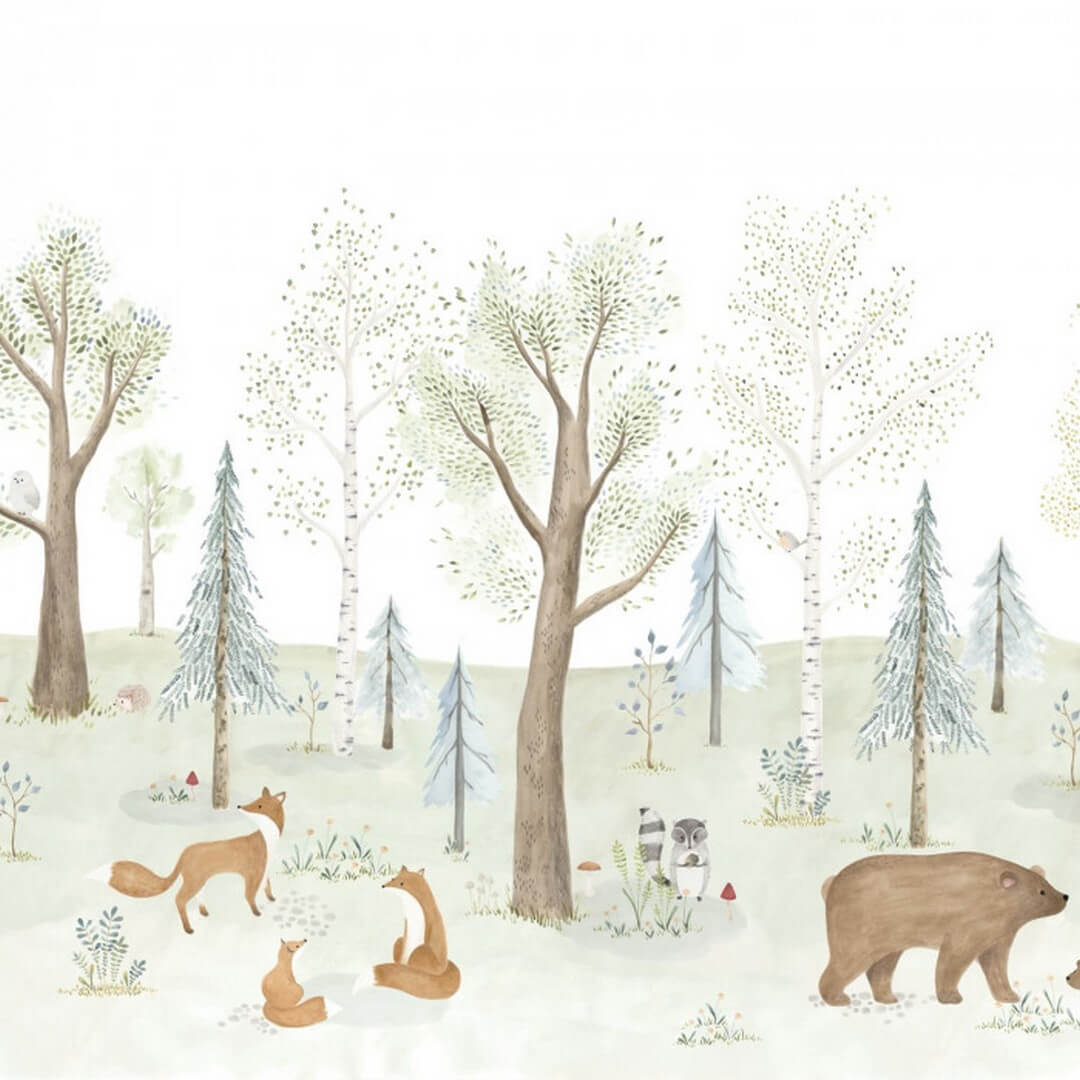 Mural las ze zwierzętami Casadeco OUAT 88547610 S The Enchanted Forest Full Once Upon A Time