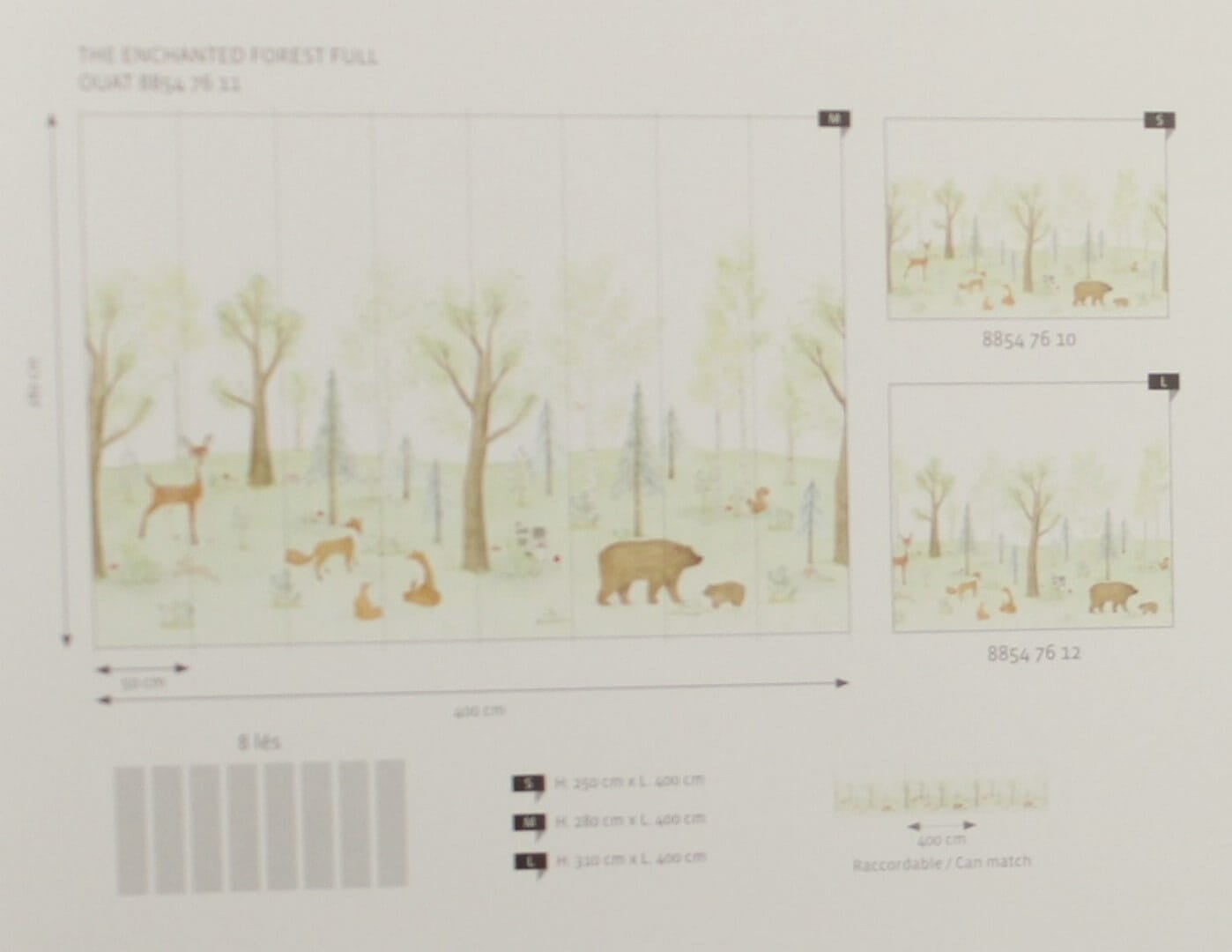 Mural las ze zwierzętami Casadeco OUAT 88547610 S The Enchanted Forest Full Once Upon A Time