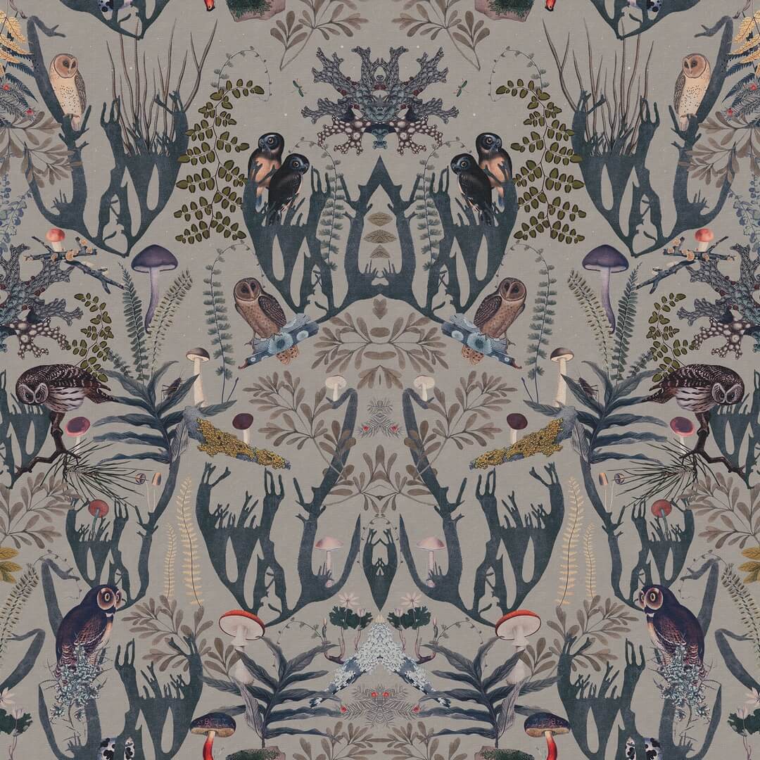 Fototapeta zaczarowany las Rebel Walls R16212 The Swedish Forest Blue Rebel Favorites