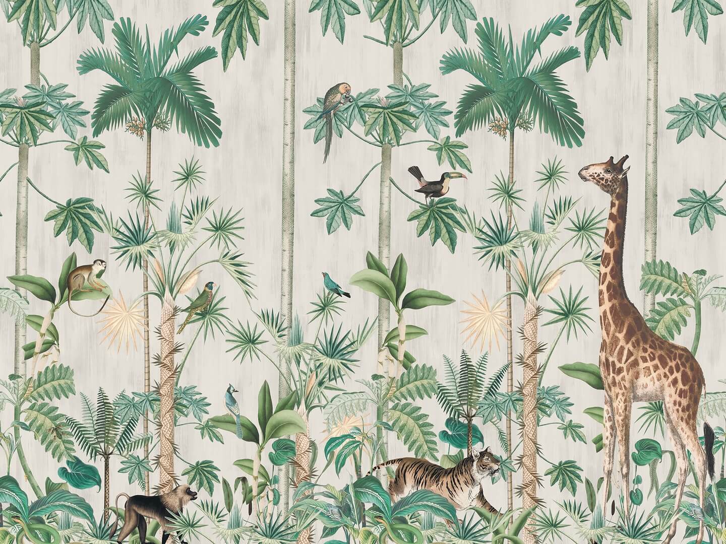 Fototapeta egzotyczne zwierzęta w dżungli Rebel Walls R16791 Giraffe's Stroll Rebel Favorites