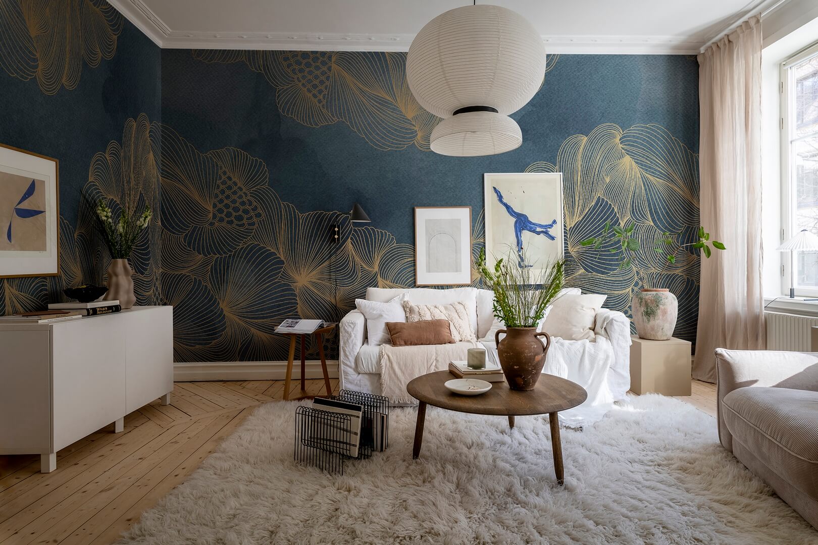 Fototapeta z eleganckim złotym wzorem Rebel Walls R17091 Opulence Rebel Favorites