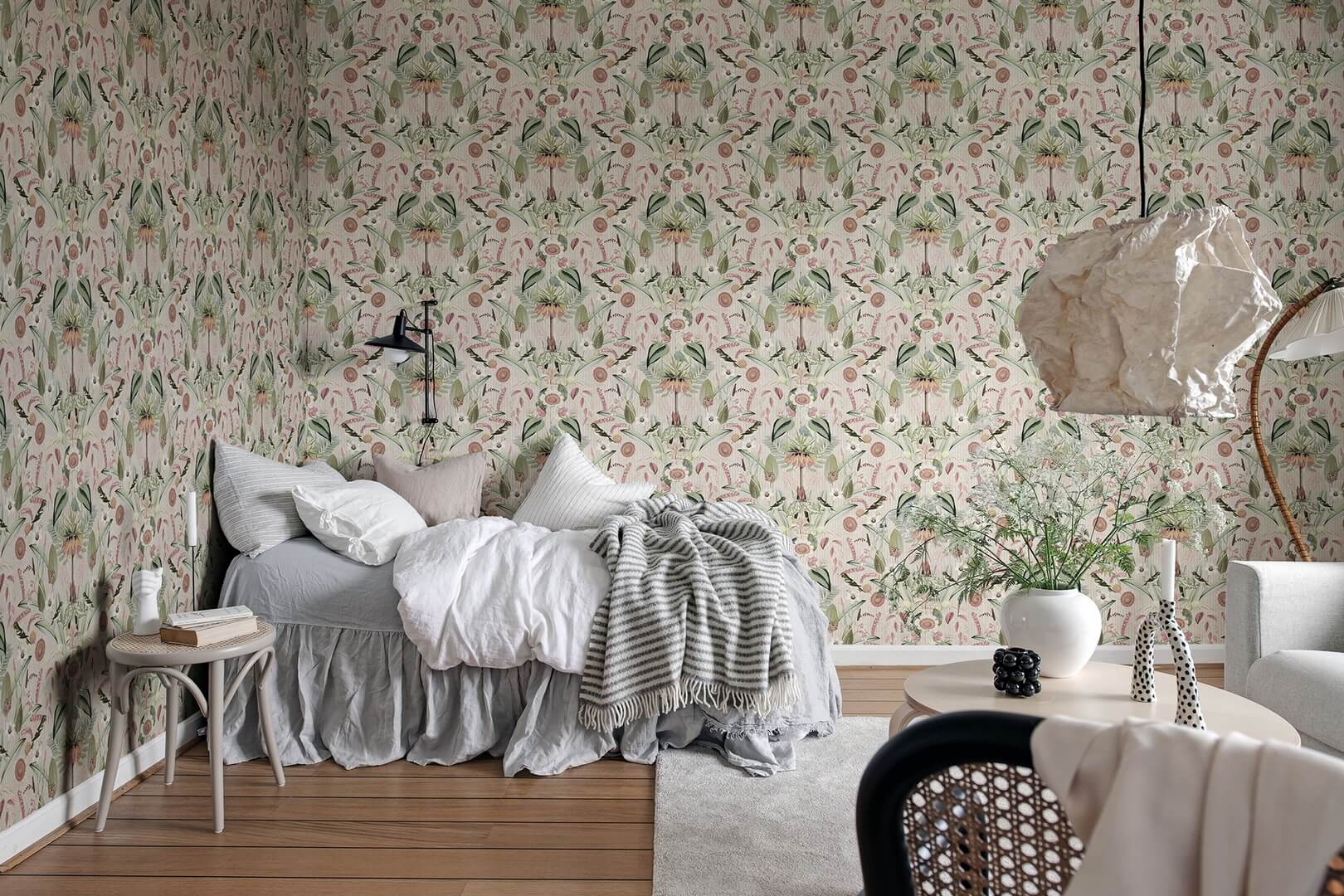 Tapeta botaniczna Rebel Walls R17543 Arlon Pastel Rebel Favorites