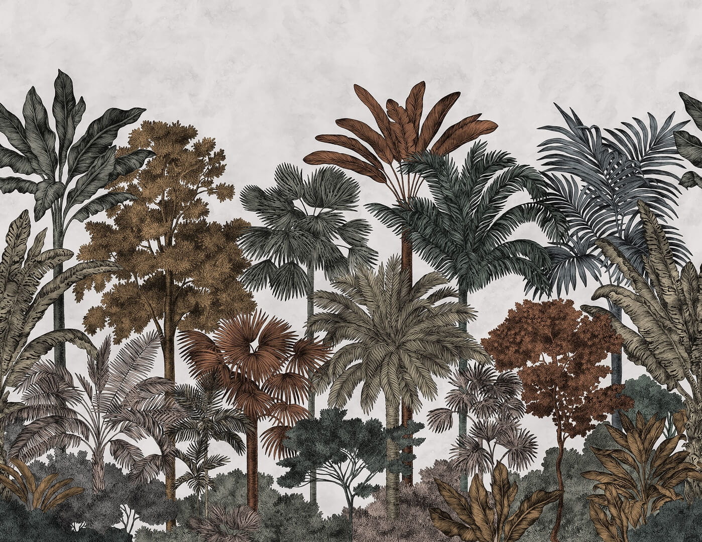 Fototapeta tropikalny las Rebel Walls R17591 Tropical Bellewood Rebel Favorites