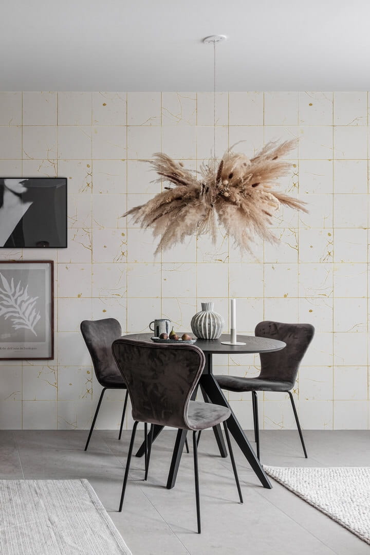 Fototapeta płytki Rebel Walls R19296 Kintsugi Pearl Imperfections