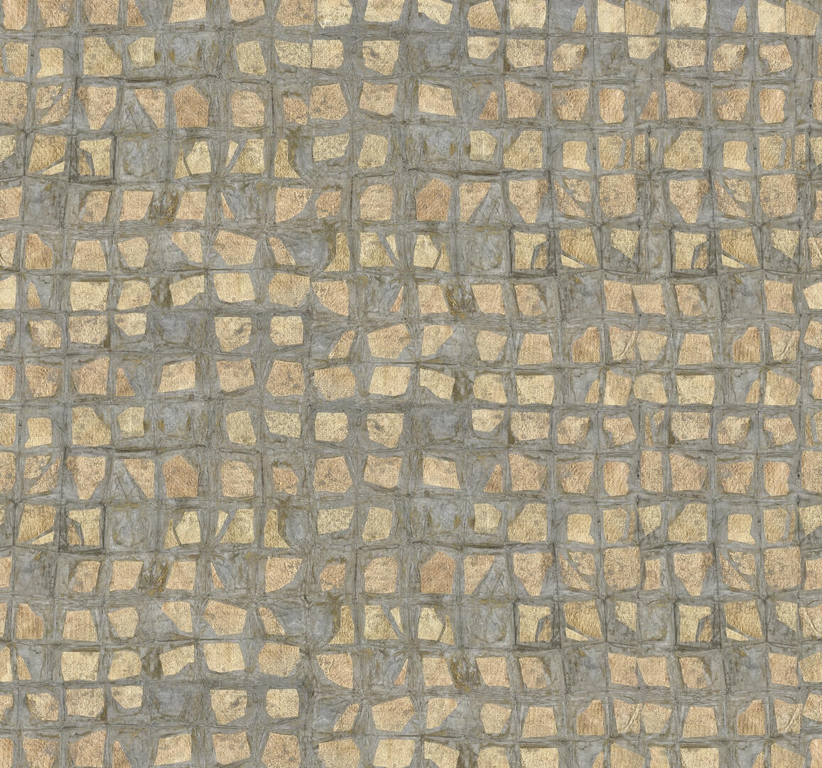 Fototapeta jak płytki Rebel Walls R19299 Gold Leaves Gold Imperfections