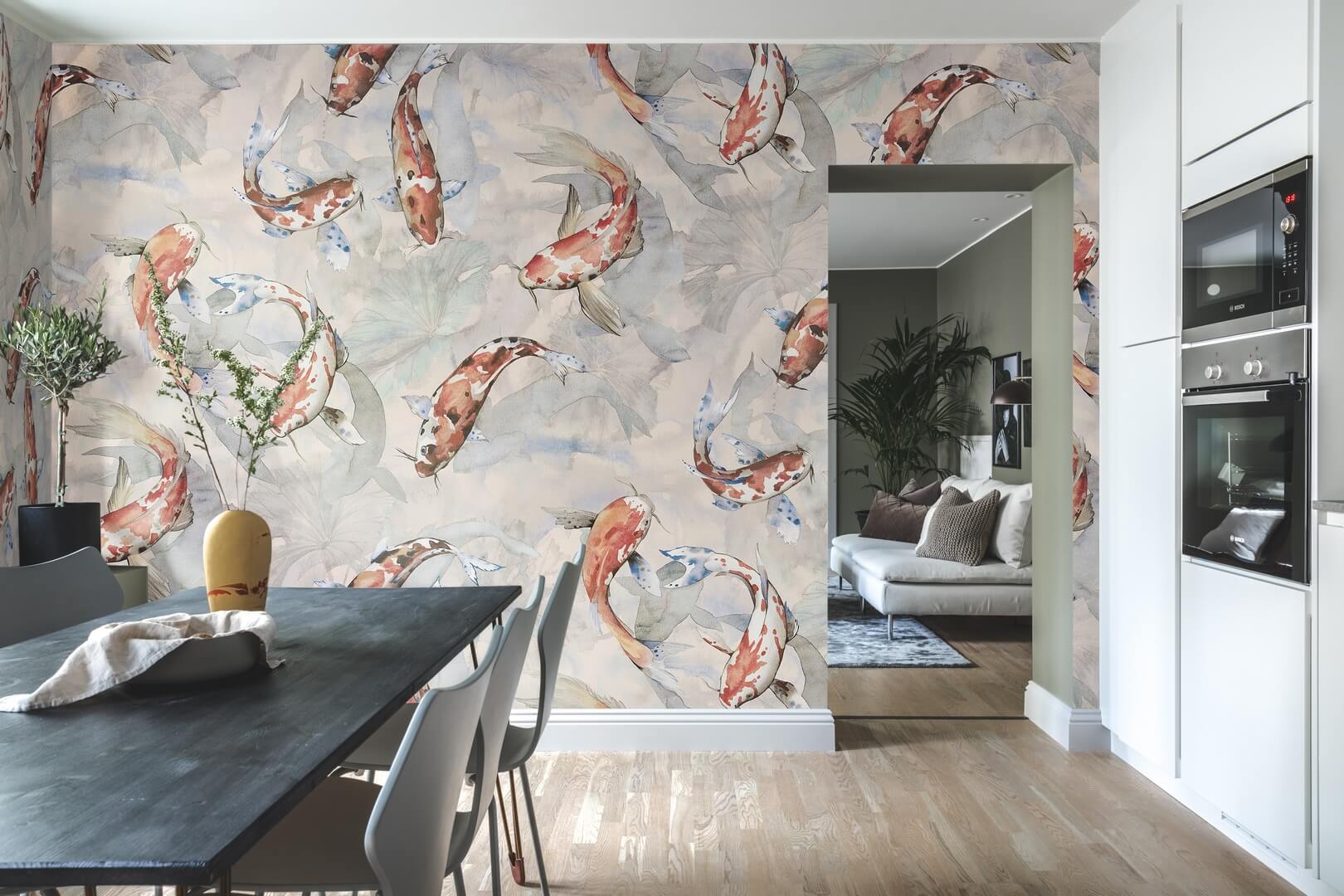 Fototapeta ryby Koi Rebel Walls R19301 Koi Coral Imperfections