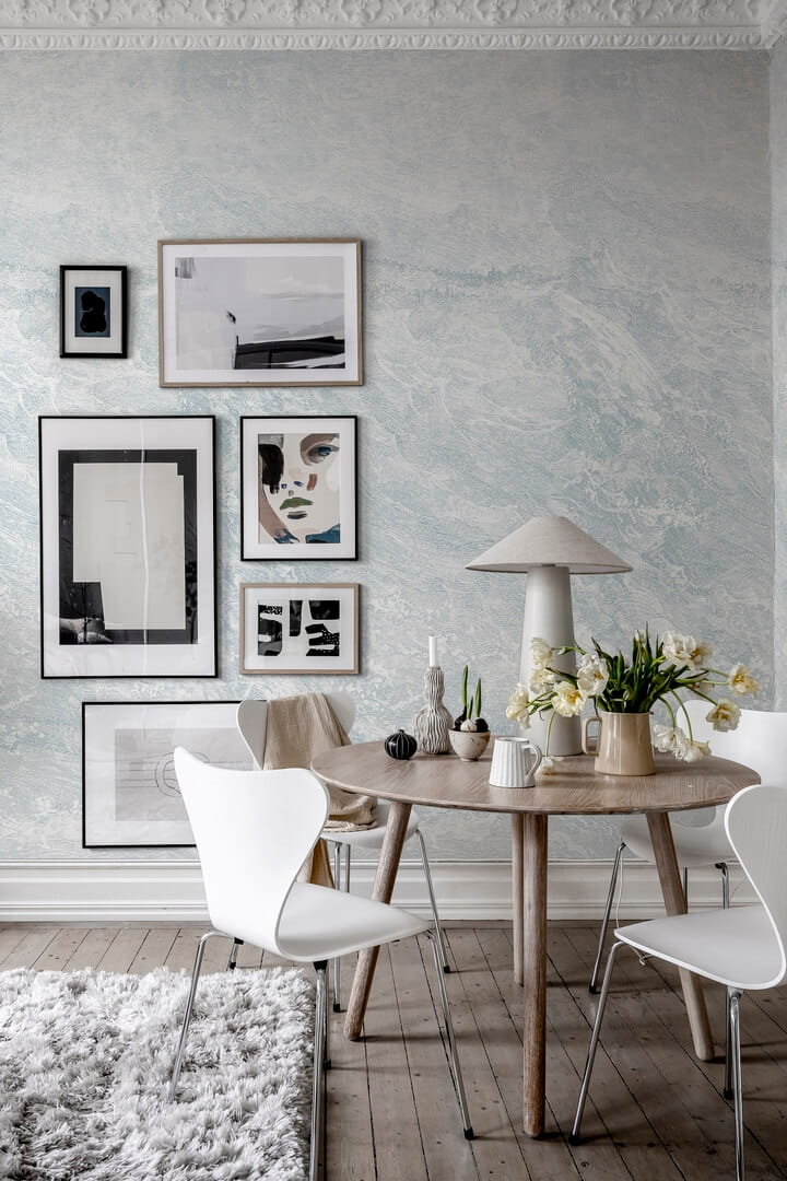 Fototapeta wzburzone fale Rebel Walls R19306 Breeze Ice Blue Imperfections