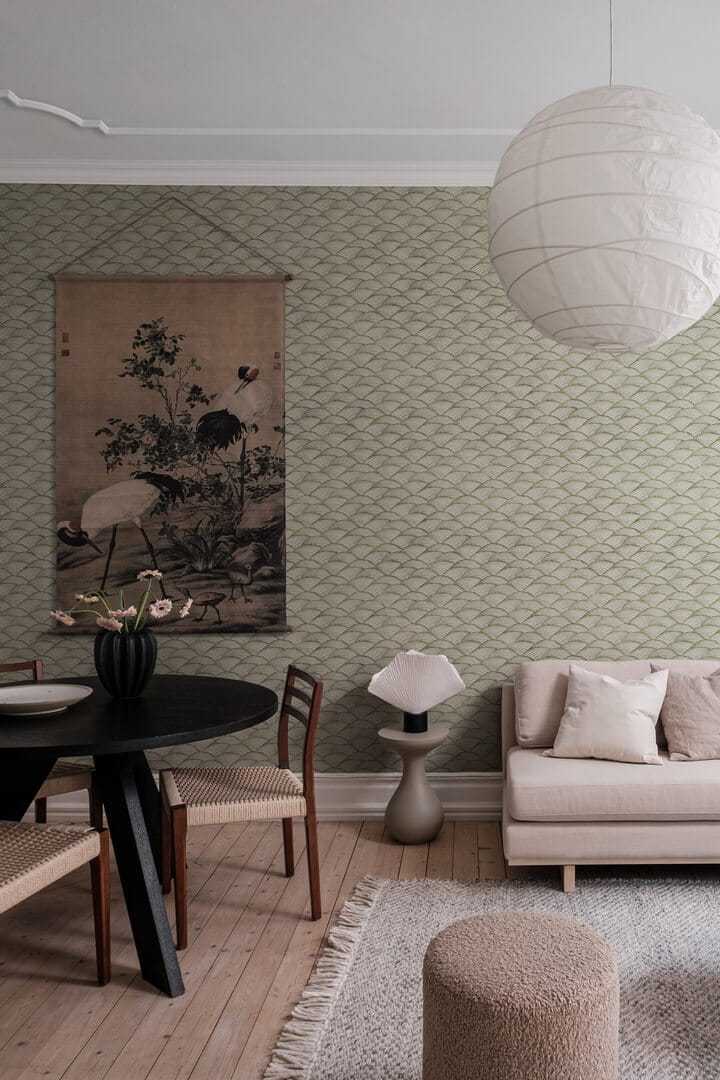 Fototapeta fale Rebel Walls R19315 Ripple Green Imperfections