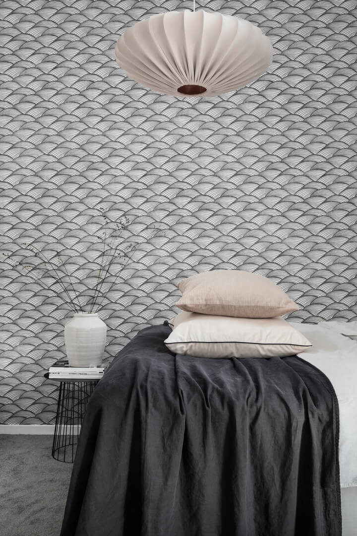 Fototapeta fale Rebel Walls R19316 Ripple Graphite Imperfections