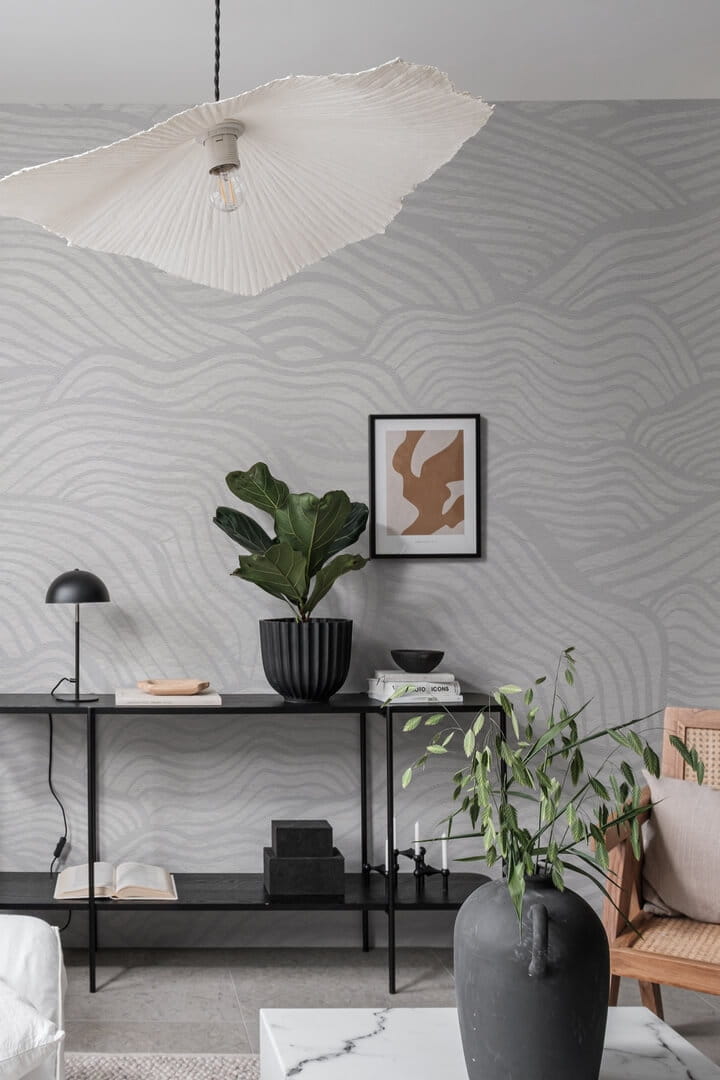 Fototapeta linie Rebel Walls R19333 Soft Clouds Pearl Imperfections
