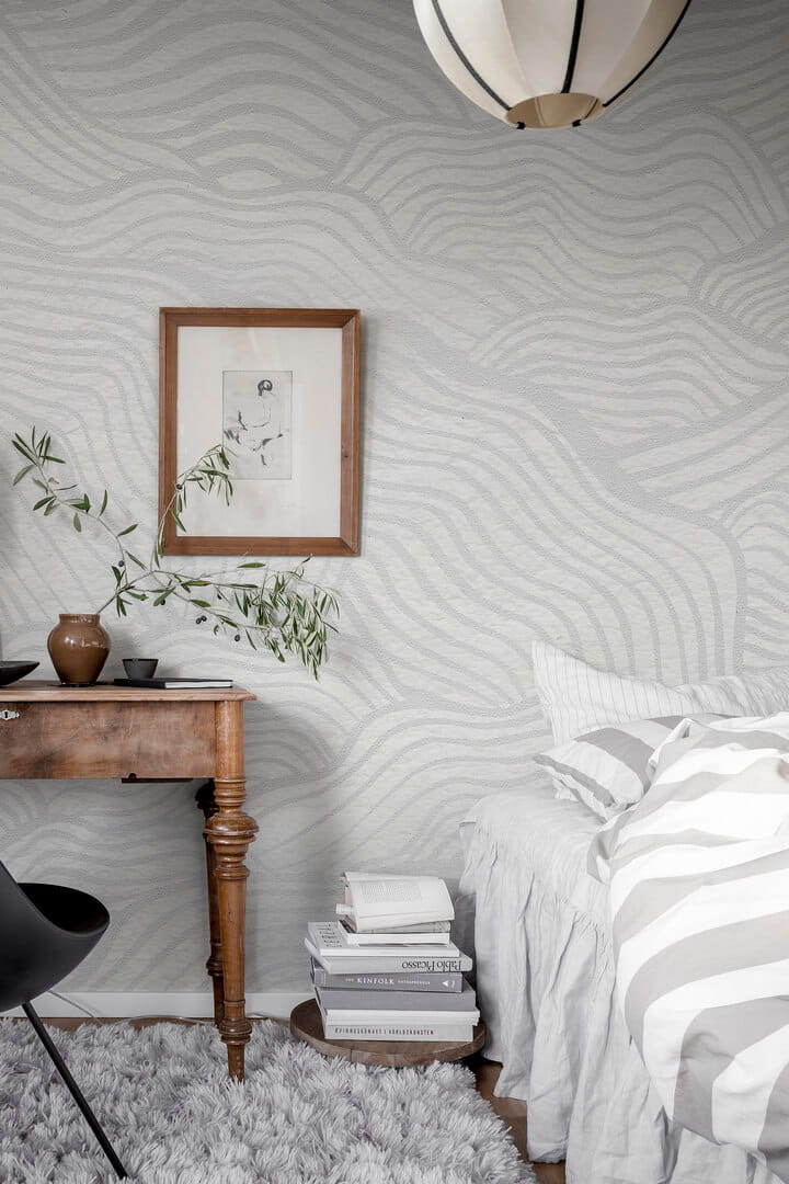 Fototapeta linie Rebel Walls R19333 Soft Clouds Pearl Imperfections