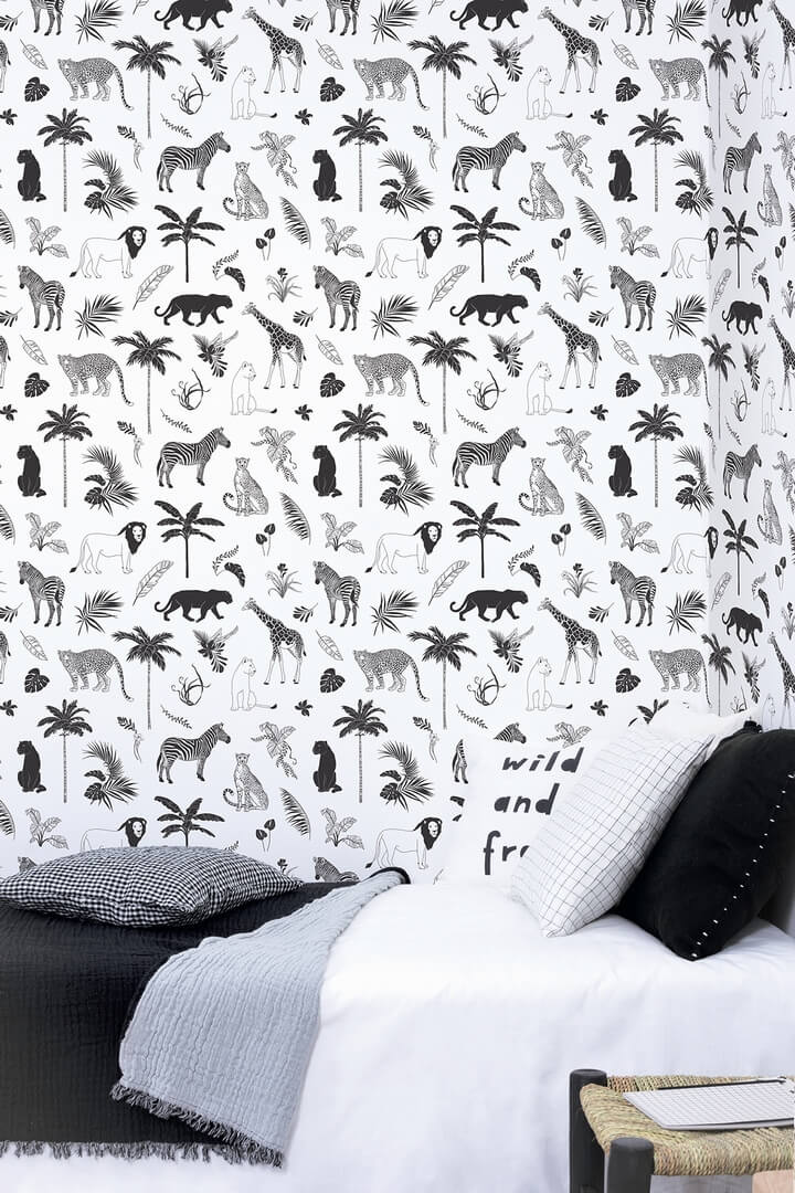 Tapeta zwierzęta dżungli Lilipinso H0660 Animals Mix