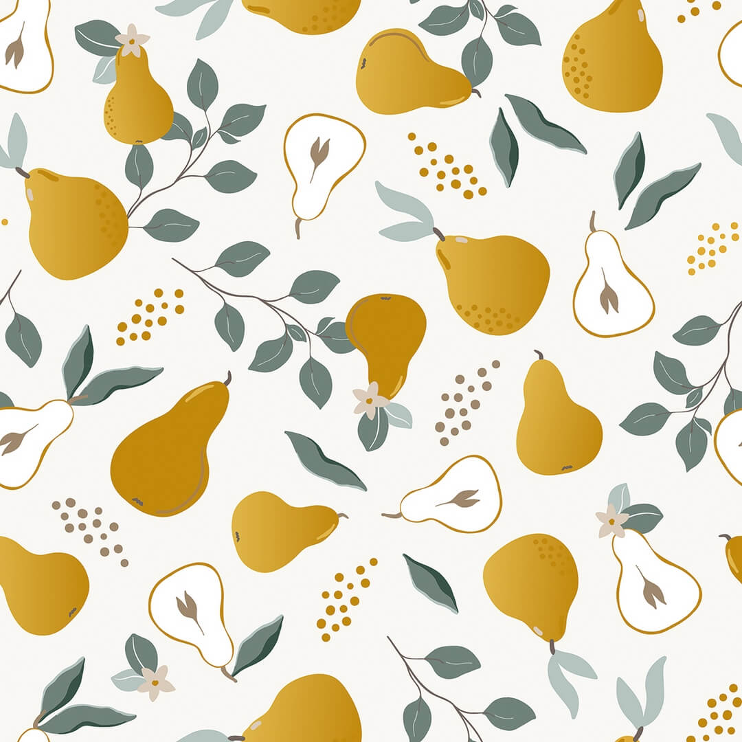 Tapeta gruszki Lilipinso H0670 Pretty Pears