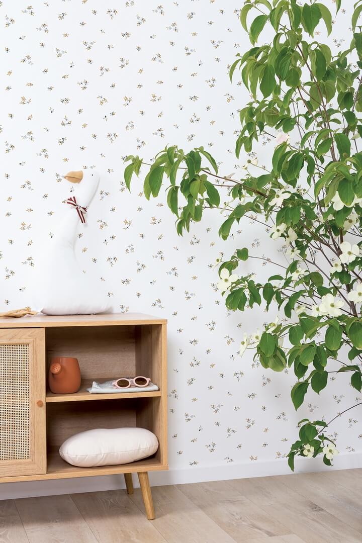 Tapeta delikatne kwiatuszki Lilipinso H0681 Floral Whisper