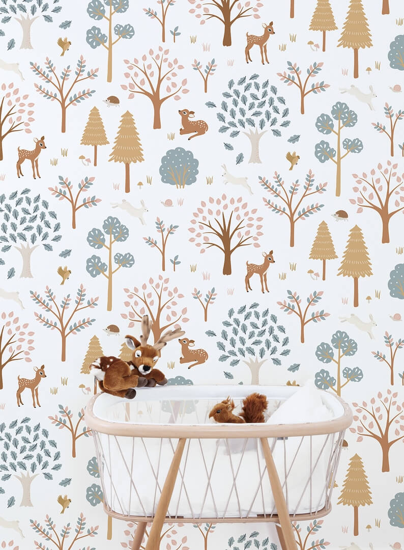 Tapeta leśne zwierzęta Lilipinso H0698 Forest Living (Deer)