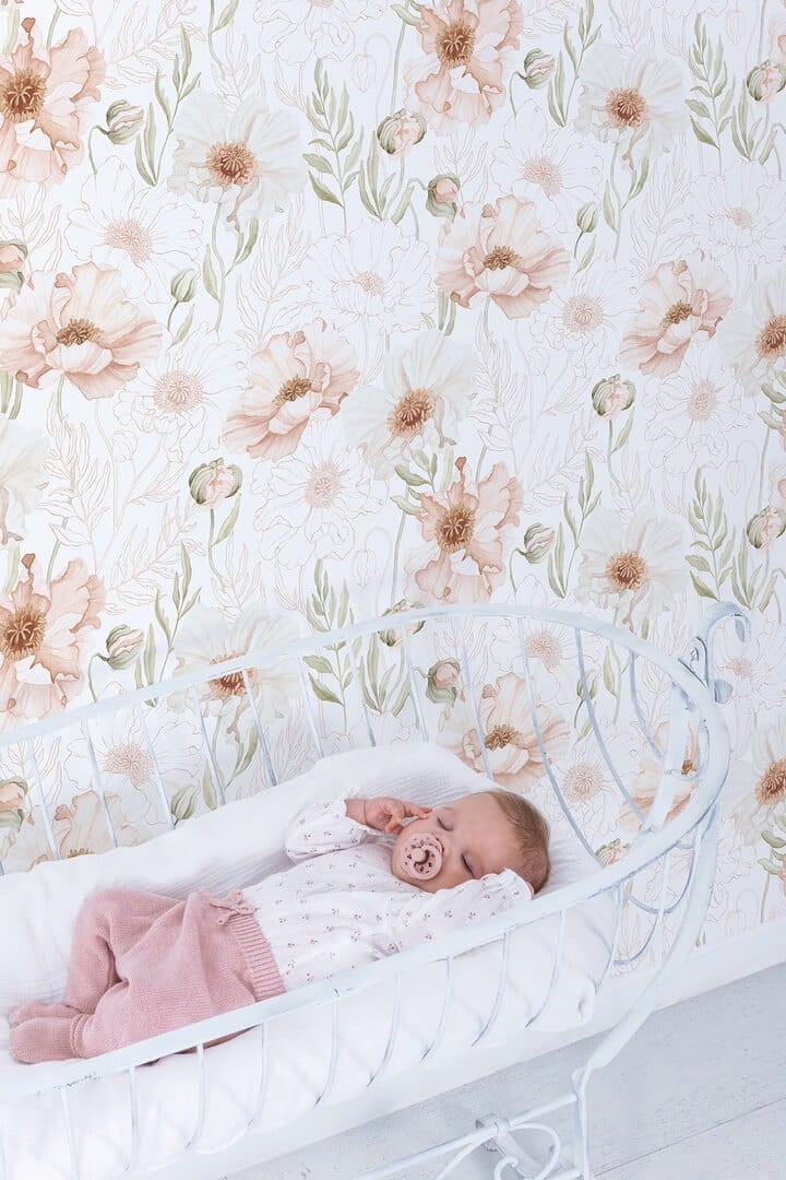 Tapeta kwiaty maku Lilipinso H0706 Pink Poppies