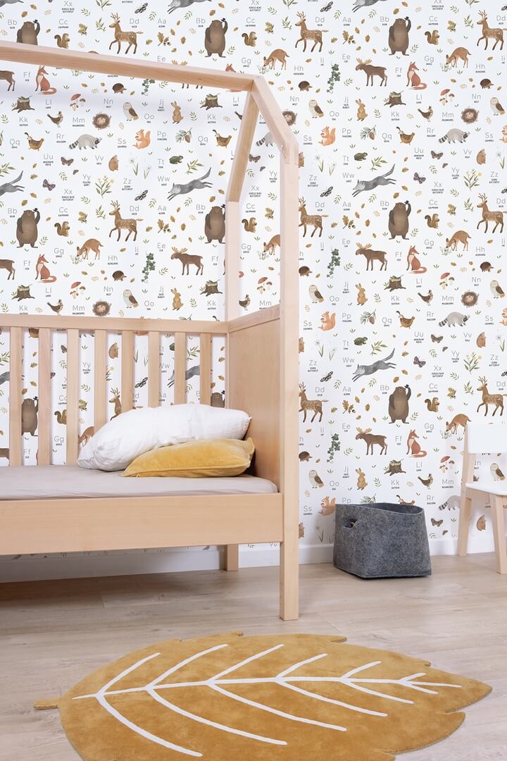 Tapeta leśny alfabet Lilipinso H0731 Forest ABC