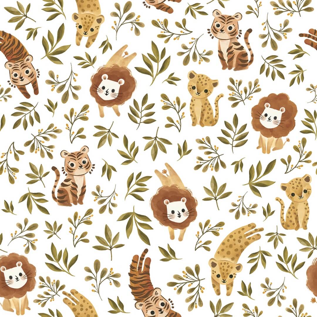 Tapeta zwierzątka dżungli Lilipinso H0734 Jungle Trio