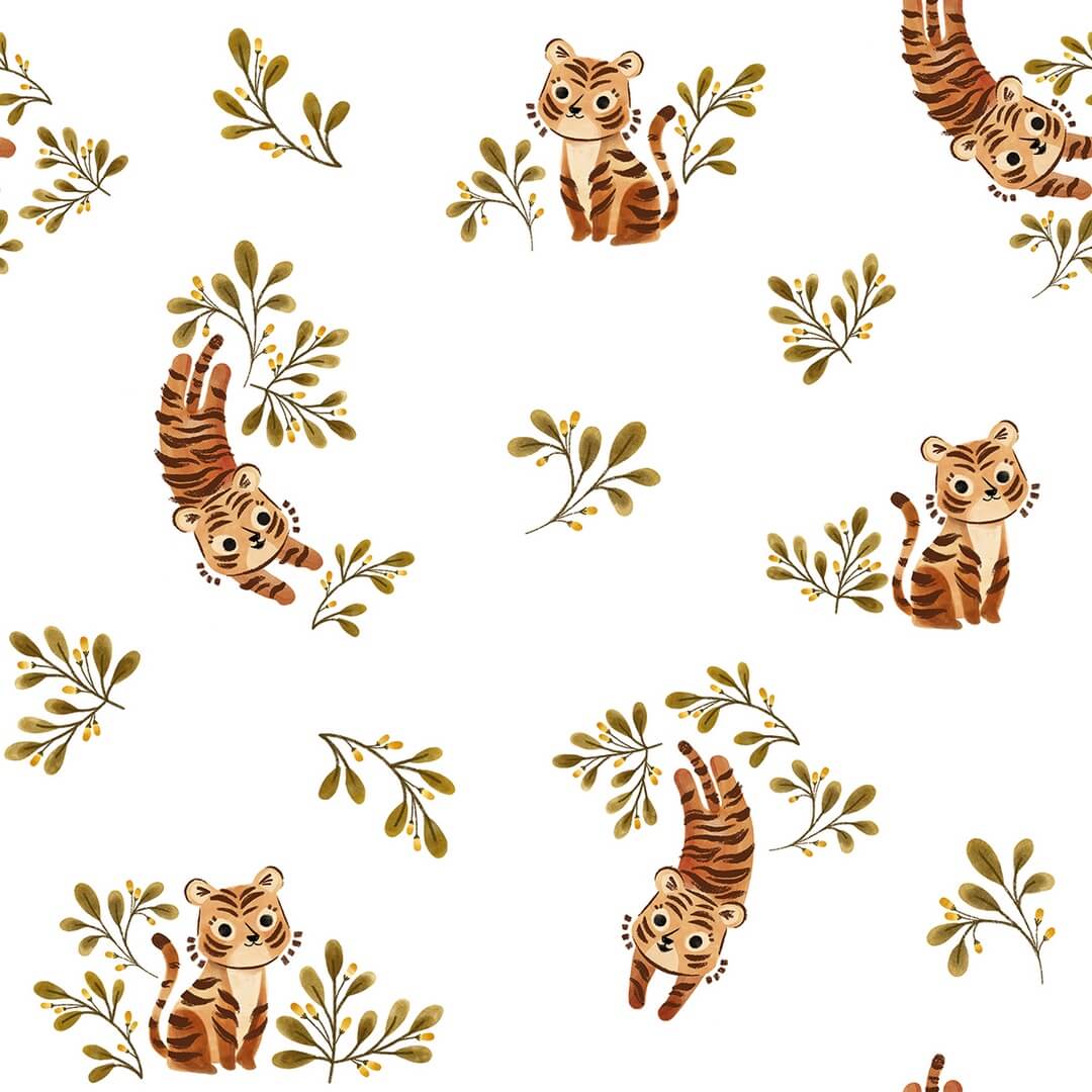 Tapeta młode tygrysy Lilipinso H0738 Cute Tiger