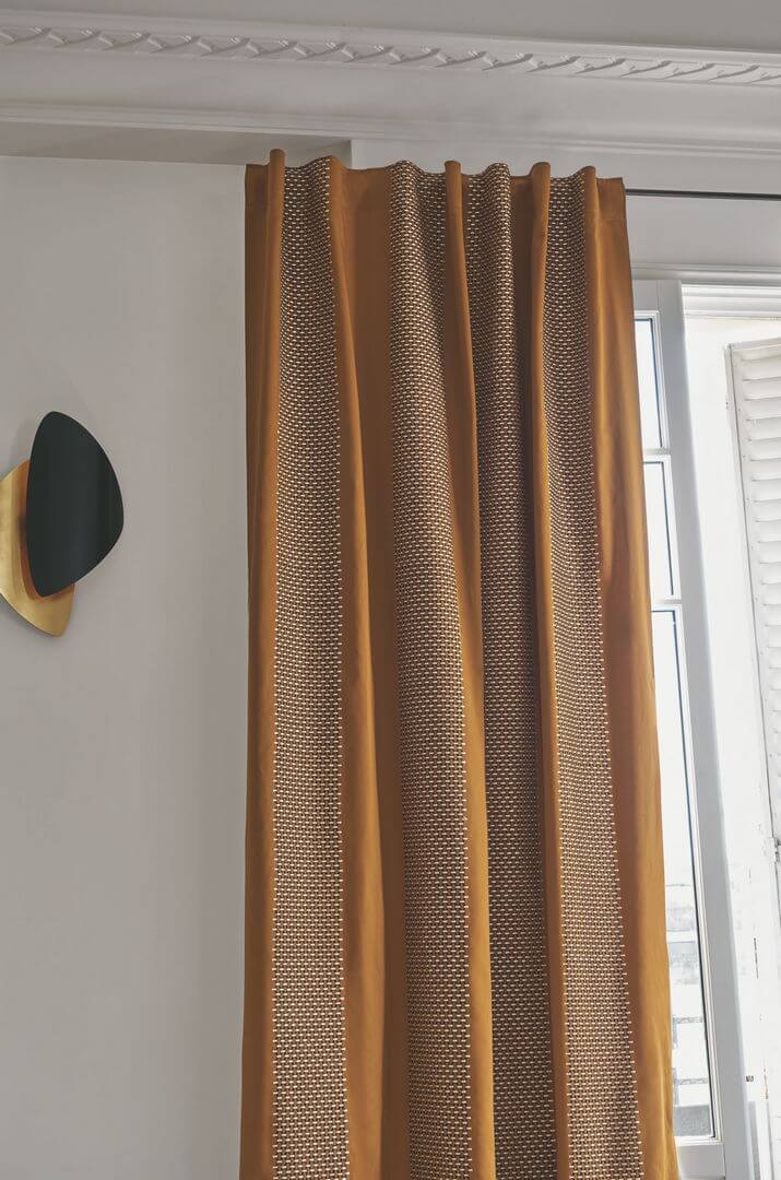 Tkanina satynowa bawełna w pasy Casamance 32120308 Jourdain Porte Des Lilas