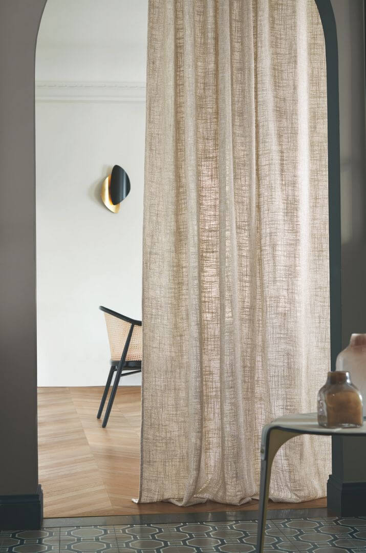 Tkanina woal Casamance 32670235 Vivienne Porte Des Lilas - 296 cm szer.