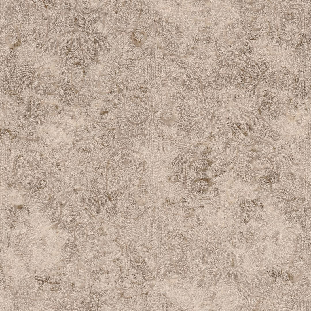 Tkanina z haftowanym ornamentem Casamance 47670234 Anapurna Laponie