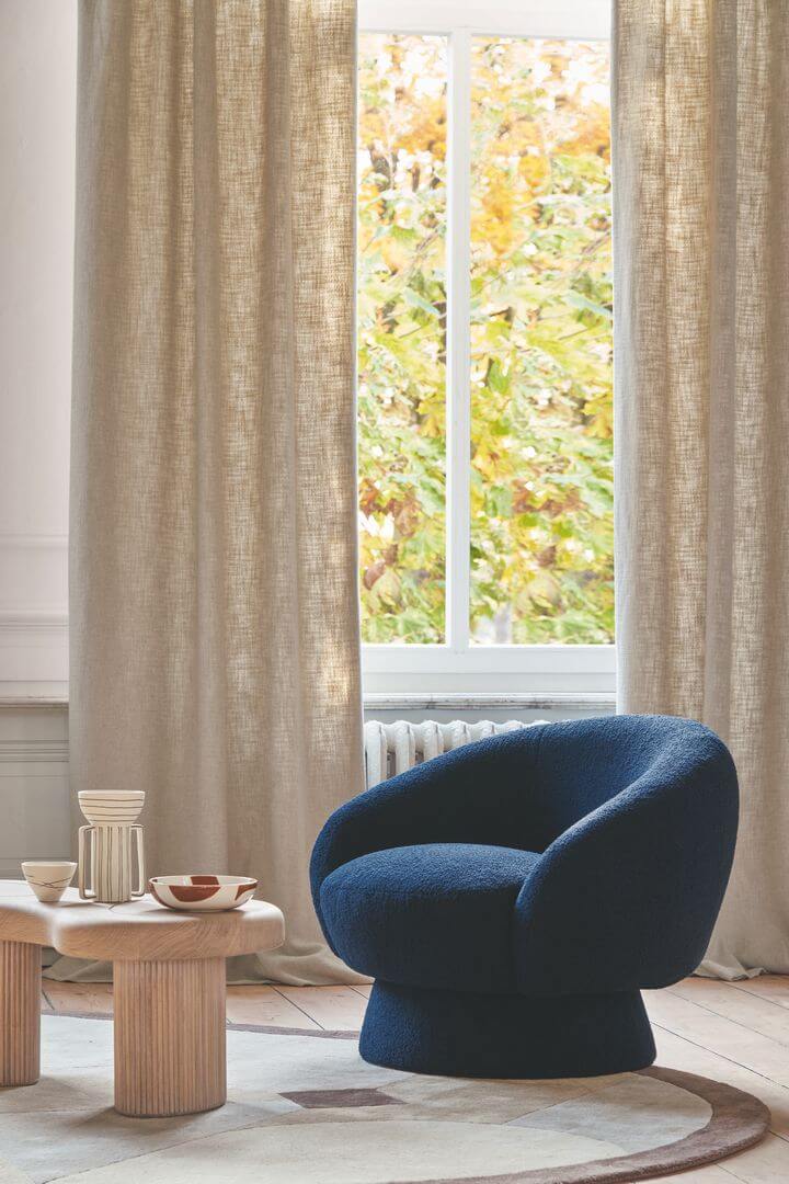 Tkanina typu boucle baranek Casamance 89990753 Nepal