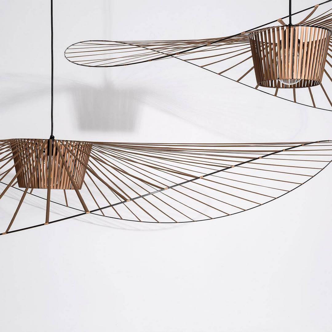 Lampa wisząca miedziana Vertigo Copper Medium Petite Friture śr. 140 cm