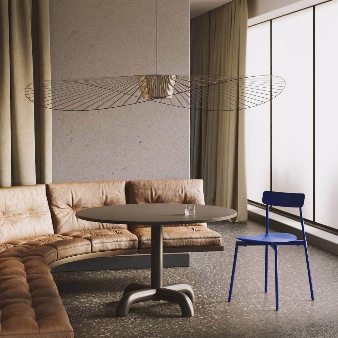Lampa wisząca miedziana Vertigo Copper Large Petite Friture śr. 200 cm