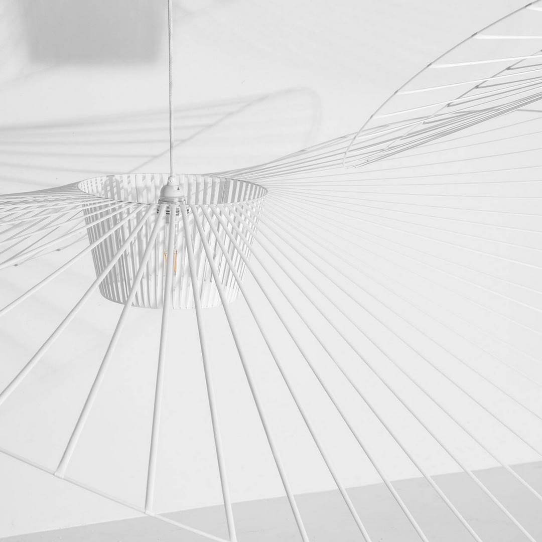 Lampa wisząca biała Vertigo White Large Petite Friture śr. 200 cm