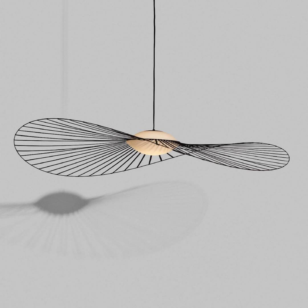 Lampa wisząca czarna LED Vertigo Nova Black-White Medium Petite Friture śr. 140 cm