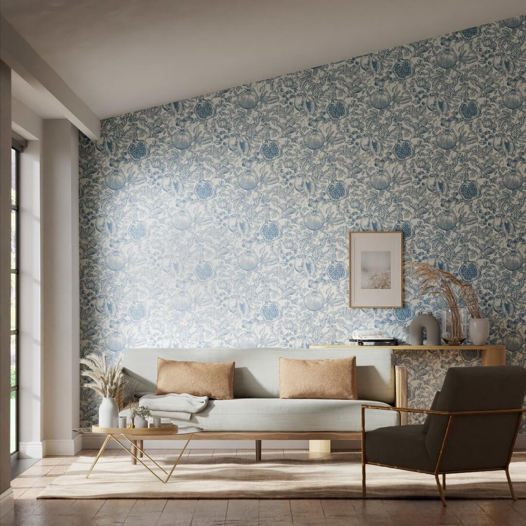 Tapeta botaniczna w owoce Harlequin 112924 Melograno Colour III