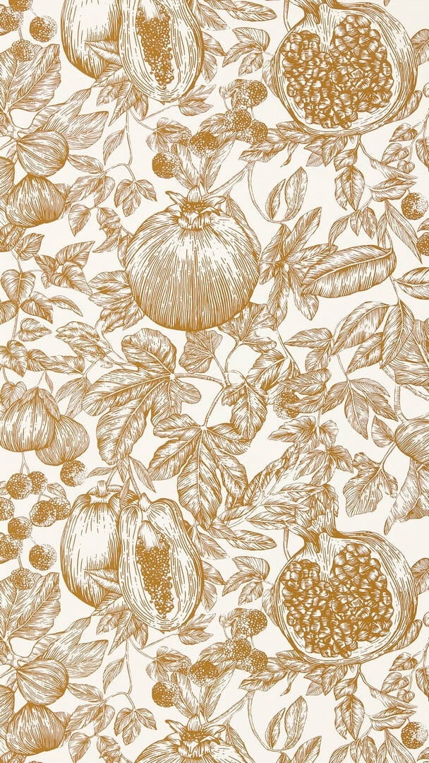 Tapeta botaniczna w owoce Harlequin 112925 Melograno Colour III